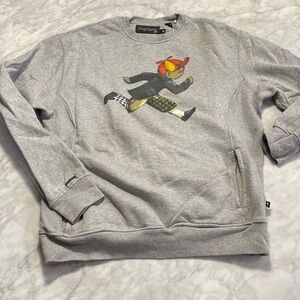 Play Cloths XL Classic Gray Jack Sweatshirt with Pockets